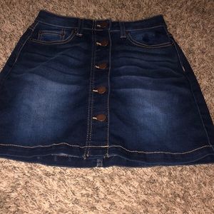 High waisted skirt
